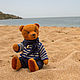 Plush Teddy bear. AUGUST, Teddy Bears, Kaluga,  Фото №1