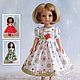Платье с вышивкой для кукол типа Paola Reina 32, Одежда для кукол, Тирасполь,  Фото №1