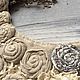 Колье текстильное "Лен и кружево". Колье. Ветунья. Ярмарка Мастеров.  Фото №5