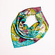 Silk handkerchief 'The road to home', hand-painted. Shawls1. ArtBeklov. Online shopping on My Livemaster.  Фото №2