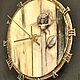 Часы  "Круг времени". Часы классические. Ки-Ви(Кисель Вероника). Ярмарка Мастеров.  Фото №4