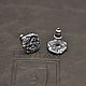 Заказать Моносерьга Moon landscape. LEVITAN jewellery. Ярмарка Мастеров. . Одиночная серьга Фото №3