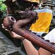 Трубка: Dragon Way из Эбена. Трубки. Shamanic-staff. Интернет-магазин Ярмарка Мастеров.  Фото №2
