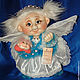 Angel 'A Joyful Messenger'. Stuffed Toys. arsini (arsini). Online shopping on My Livemaster.  Фото №2