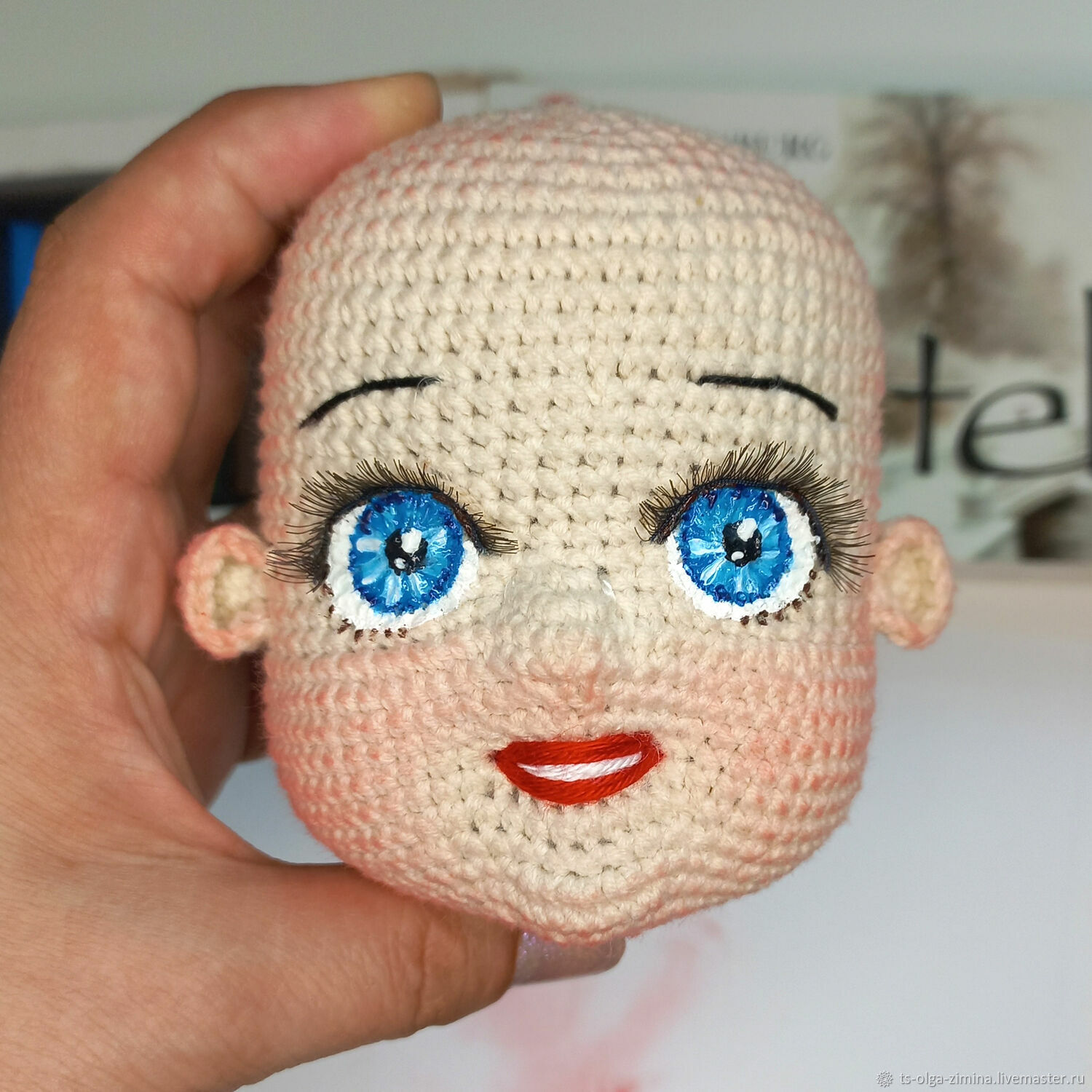 Вышиваем и рисуем кукле глаза | ВКонтакте