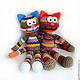 Master-class of crochet Toy rainbow Kitty. Knitting patterns. GALAtoys. My Livemaster. Фото №4