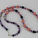 Long beads ( agate, rhodonite, jade). Necklace. Magic box. Online shopping on My Livemaster.  Фото №2