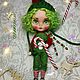 Кукла блайз. Новогодний лесной эльфик. Blythe Doll. Кукла Кастом. My_Wonderful_Blythe. Интернет-магазин Ярмарка Мастеров.  Фото №2