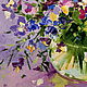 Oil painting on canvas. Pansy. Pictures. Painting gallery of Metsenatova Val. Online shopping on My Livemaster.  Фото №2