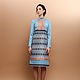 Geometric print MIDI dress. Dresses. rivoj-design. Online shopping on My Livemaster.  Фото №2