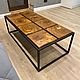 Coffee table made of sawn elm (project d. Osinovka). Tables. uloft. My Livemaster. Фото №4