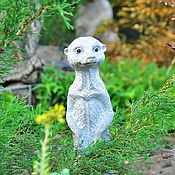 Дача и сад handmade. Livemaster - original item A Meerkat statue for garden of concrete. Handmade.