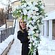 Белые Свадебные композиции из цветов. Арка на свадьбу. Президиум. Цветочный декор. El flor : флористика и декор (Svetok26). Ярмарка Мастеров.  Фото №9
