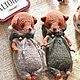 Мастер-класс по вязанию одежды для игрушки (16-18 см) спицами. Схемы вязания. Straw Animals. Ярмарка Мастеров.  Фото №5