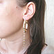 Earrings rings with rhinestones, evening earrings, new year winter. Congo earrings. Irina Moro. Online shopping on My Livemaster.  Фото №2