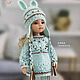 Clothes for Paola Reina dolls. Turquoise suit with ears. Clothes for dolls. DeSouris (desouris). My Livemaster. Фото №4