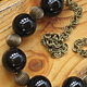 Necklace 'Black angel'' - large 24 mm black balls. Necklace. Rimliana - the breath of the nature (Rimliana). My Livemaster. Фото №6