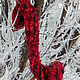 Order Burgundy knitted scarf, stole. NLadoga. Livemaster. . Wraps Фото №3