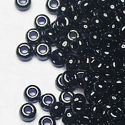 Материалы для творчества handmade. Livemaster - original item Czech beads 10/0 Blueberry 10 g Preciosa. Handmade.