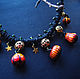 'Hour Stars-time miracles', a short necklace with pumpkins. Necklace. legendavincento. My Livemaster. Фото №6