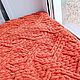 Плюшевый плед из Alize puffy fine. Пледы. Handknit-1. Ярмарка Мастеров.  Фото №4