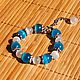 Bracelet made of natural stones 'Serenity of the sky!'. Bead bracelet. Beautiful jewelry from stones. Online shopping on My Livemaster.  Фото №2