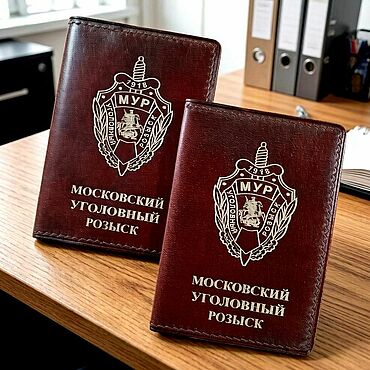 Канцелярские товары ручной работы. Ярмарка Мастеров - ручная работа Обложки на служебные удостоверения: в наличии и под заказ. Handmade.