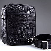 Сумки и аксессуары handmade. Livemaster - original item Men`s shoulder bag made of genuine crocodile leather IMA0536B5. Handmade.