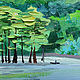 Oil painting Lake Sukko. Pictures. Dubinina Ksenya. My Livemaster. Фото №5