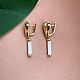 Заказать Серьги с перламутром. Katerina Moroz accessories for you (katerinamoroz). Ярмарка Мастеров. . Серьги классические Фото №3