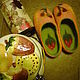 Slippers felted Berries, candy, Slippers, Moscow,  Фото №1