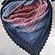 Шаль треугольная, Бактус вязаный, Triangle shawl pattern, Crochet shaw. Схемы вязания. Magic_Crochet. Ярмарка Мастеров.  Фото №4