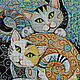 Order Set of embroidery beads ' CATS'. Beaded embroidery from Laura. Livemaster. . Embroidery kits Фото №3