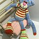 Вязаная игрушка вязаный полосатый кот амигуруми. Амигуруми куклы и игрушки. Рыжий кот (магазин вязаных идей). Ярмарка Мастеров.  Фото №4