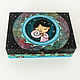 Pine box "Song of the sea" 18x24x12sm. Box. EVAG. My Livemaster. Фото №5