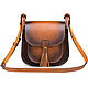 Женская кожаная сумка "Вестерн" (коричневая). Классическая сумка. Кожинка. Ярмарка Мастеров.  Фото №6