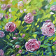 Заказать Картина маслом. Розовый куст 50*60 см. dudoladi_art - Картины.Панно.Ширмы. Ярмарка Мастеров. . Картины Фото №3