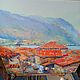  Oil painting: 'Montenegro. Red roofs'. Pictures. Zhanne Shepetova. My Livemaster. Фото №5