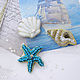 Brooches set of brooches made of beads sea shell, star. Brooches. vettochka. Online shopping on My Livemaster.  Фото №2