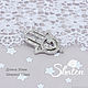 Заказать КР43 Коннектор "Хамса". Корейская фурнитура. Shatonshop. Ярмарка Мастеров. . Коннекторы Фото №3