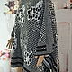 Order Poncho warm,knitted,oversize. alena11-75. Livemaster. . Ponchos Фото №3