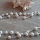 Колье " Искушение". Серебро 925 пробы, Жемчуг Shell Pearl. Колье. Tatyana's Jewelry for the soul. Ярмарка Мастеров.  Фото №6