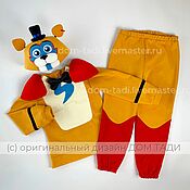 Одежда детская handmade. Livemaster - original item Freddy Bear Costume animatronic children`s fnaf. Handmade.