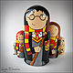 Матрешка 5-местная Гарри Поттер / Harry Potter. Прикольные подарки. Зоя Кривенкова. Ярмарка Мастеров.  Фото №4