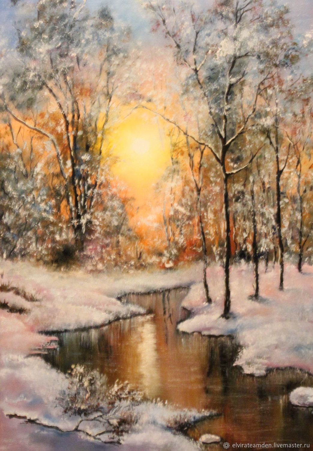 Осенние и зимние пейзажи в живописи