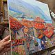  Oil painting: 'Montenegro. Red roofs'. Pictures. Zhanne Shepetova. Online shopping on My Livemaster.  Фото №2
