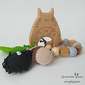 Куклы и игрушки handmade. Livemaster - original item Totoro beech rodent with pendants. Handmade.
