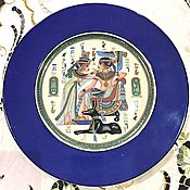 Винтаж: Набор тарелок с букетом, Италия, ХХ век (2455)