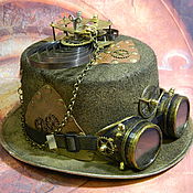 Субкультуры handmade. Livemaster - original item Hat Steampunk Goggle and "Steampunk Gentleman". Handmade.