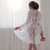 Кружевное платье миди "Rose"